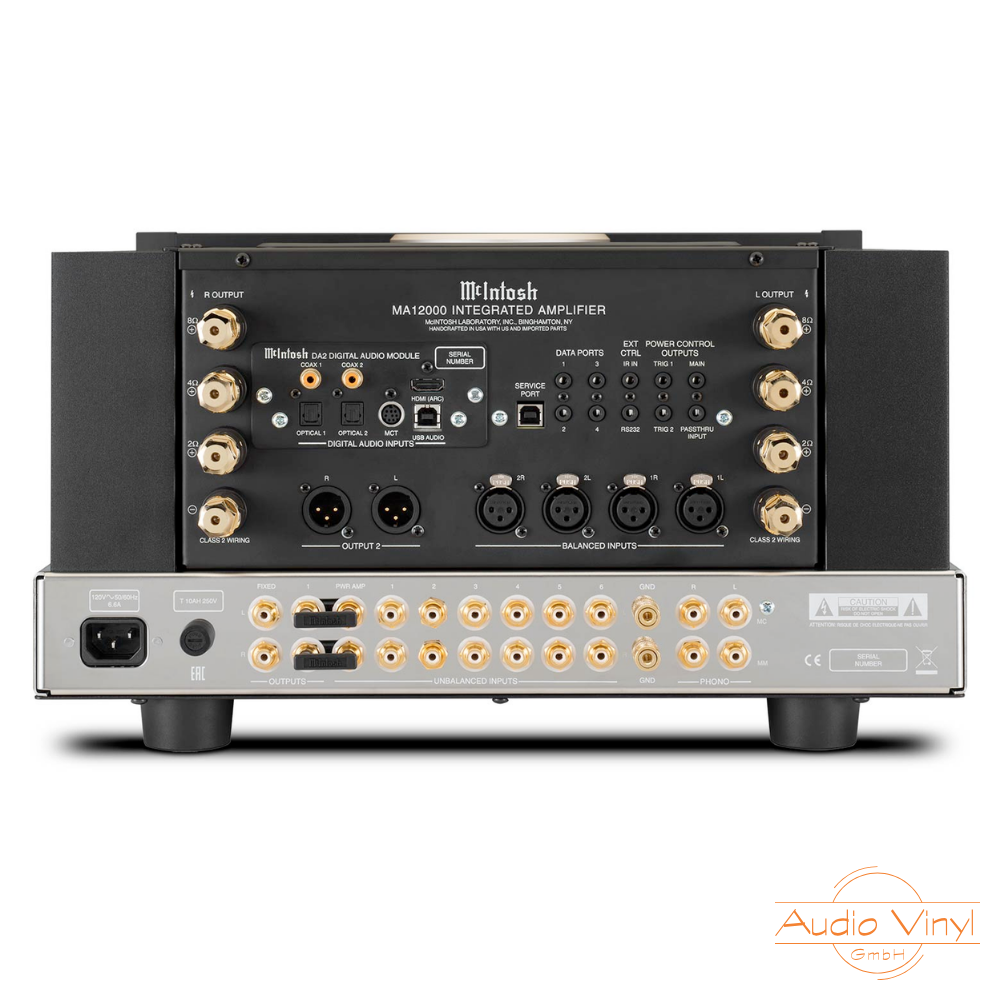 McIntosh MA12000 2-Channel Hybrid Integrated Amplifier Rear
