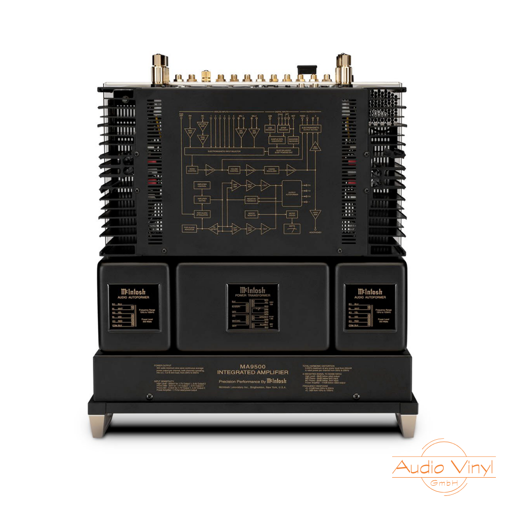 McIntosh MA9500 2-Channel Integrated Amplifier Above